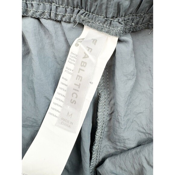 Fabletics Kickback Two-Tone Track Pants Athlesiure Workout Yoga Grey Size Medium - Picture 8 of 9